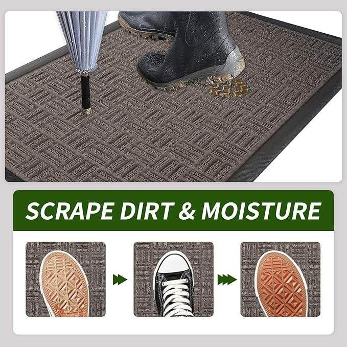 New Front Door Mats 24”x36” Grey - photo 4