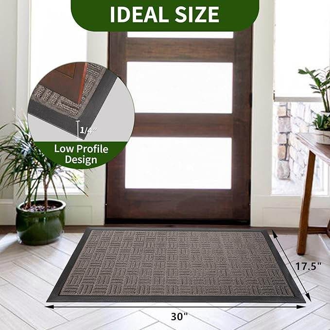 New Front Door Mats 24”x36” Grey - photo 5