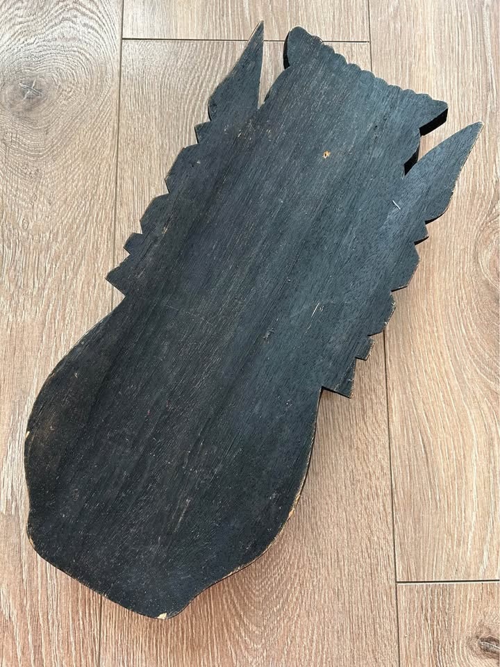 Vintage Tribal Mask - Large Decorative Wall Art 15” - photo 5