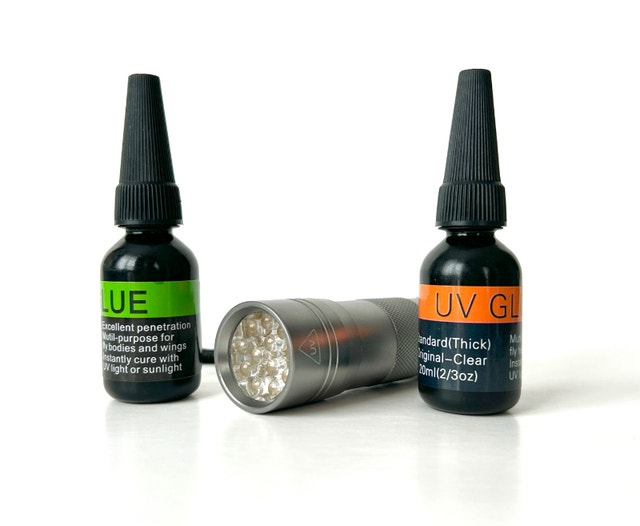 NEW*** Fly Tying UV Glue and UV Light