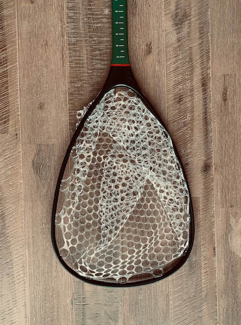 Carbon Long Handle Fly Fishing Net Black/Green - photo 3
