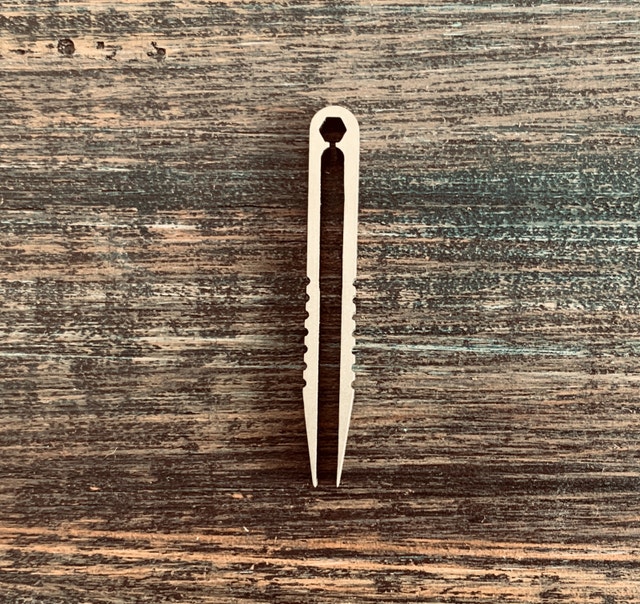 Mini Titanium Tweezer 1.75" lightweight
