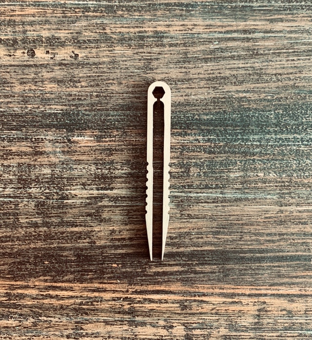 Mini Titanium Tweezer 1.75" lightweight - photo 2