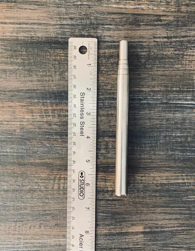 NEW - Fire Bellow Straw - Stainless Steel Fire Starter Tool