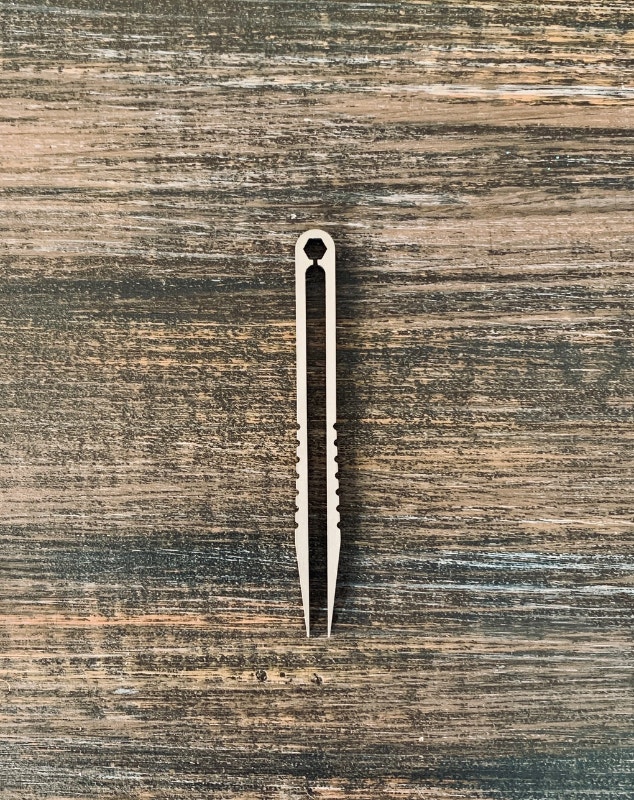 New Ultralight weight Titanium 3.2” Tweezer