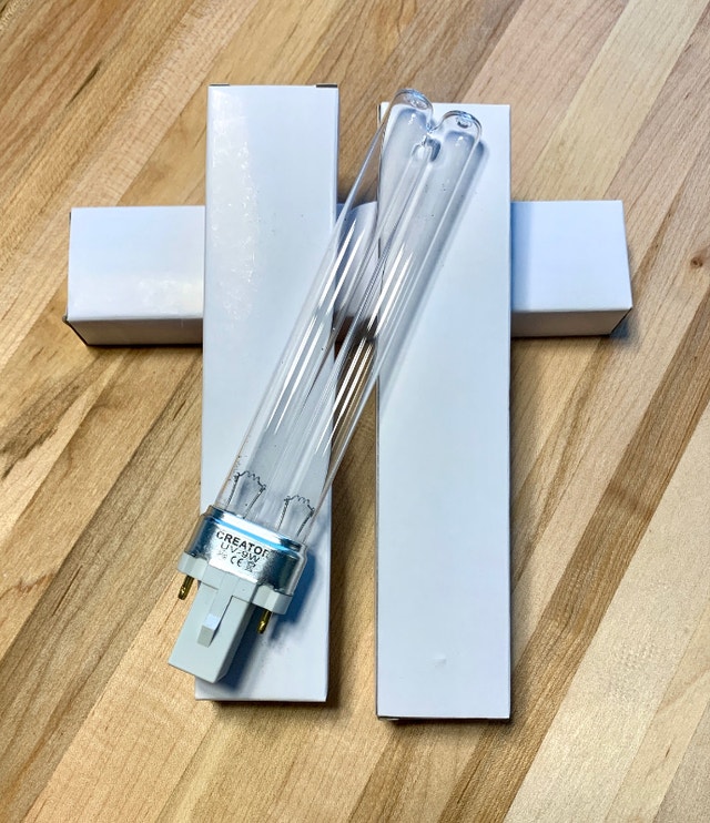 New 9-watt Germicidal UV-C Replacement Bulb, G23 Base