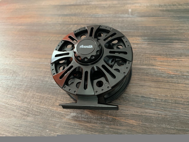 NEW Aventik Z Fly Reel - Classic III Graphite Large Arbor Reel - photo 3