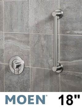 Moen Bathroom Grab Bar YG0418BN Brushed Nickel