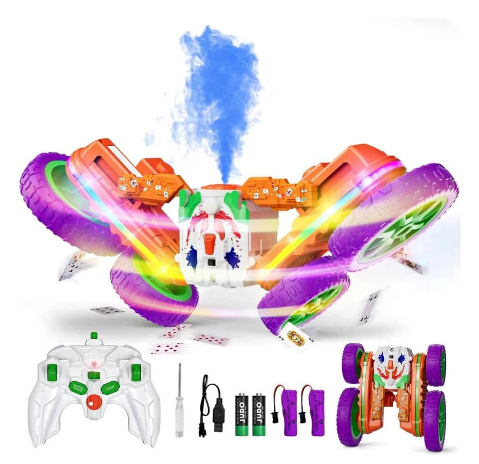 RC Car, 360°Rotating 4WD with Cool Spray
