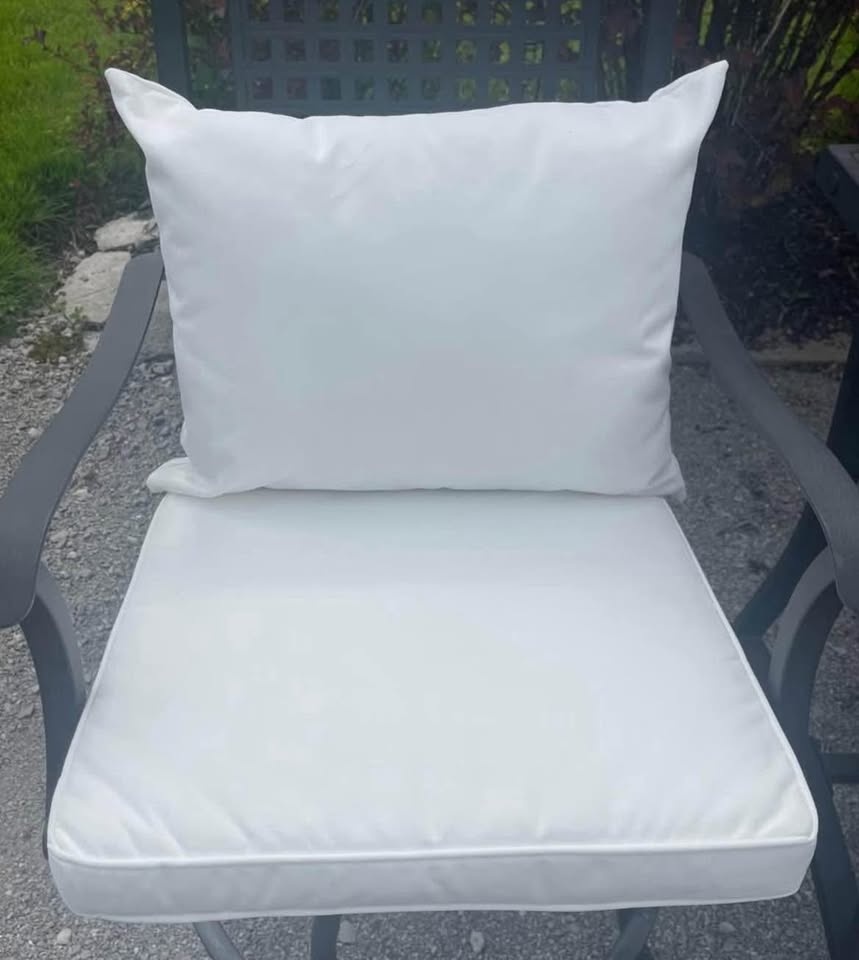 2 Seat + 2 Back Patio Set Cushions 20”x22” - photo 2