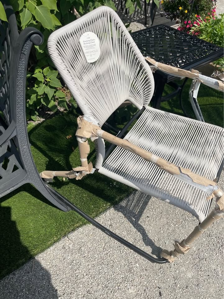 Weather Resistant Rocking Loungers In Gray - Threshold™ - photo 2