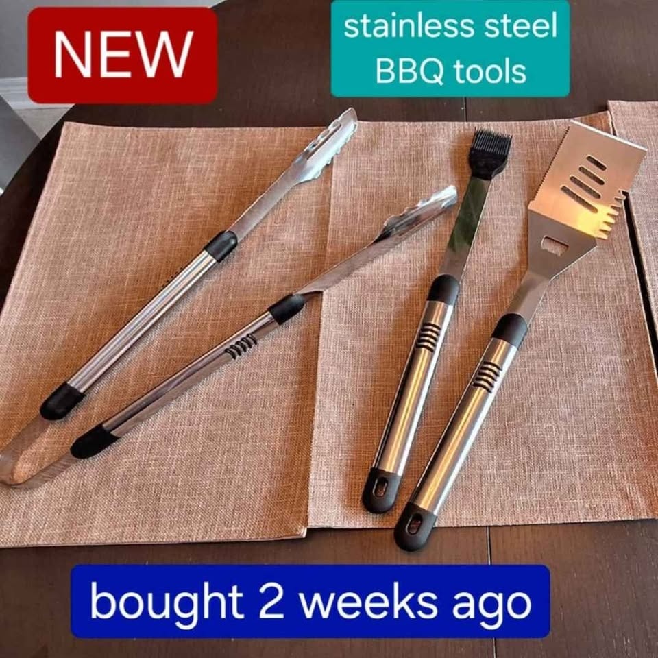 NEW BBQ Tools Set - Master Chef, stainless steel - photo 3