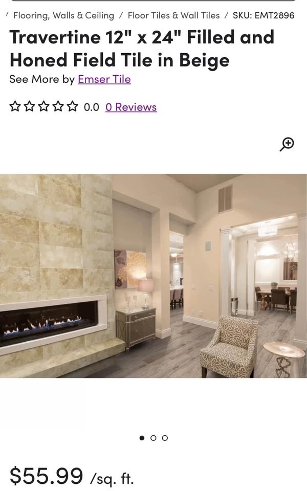 Travertine 12" x 24" Filled and Honed Field Tile - 32 Sq. Ft. - photo 4