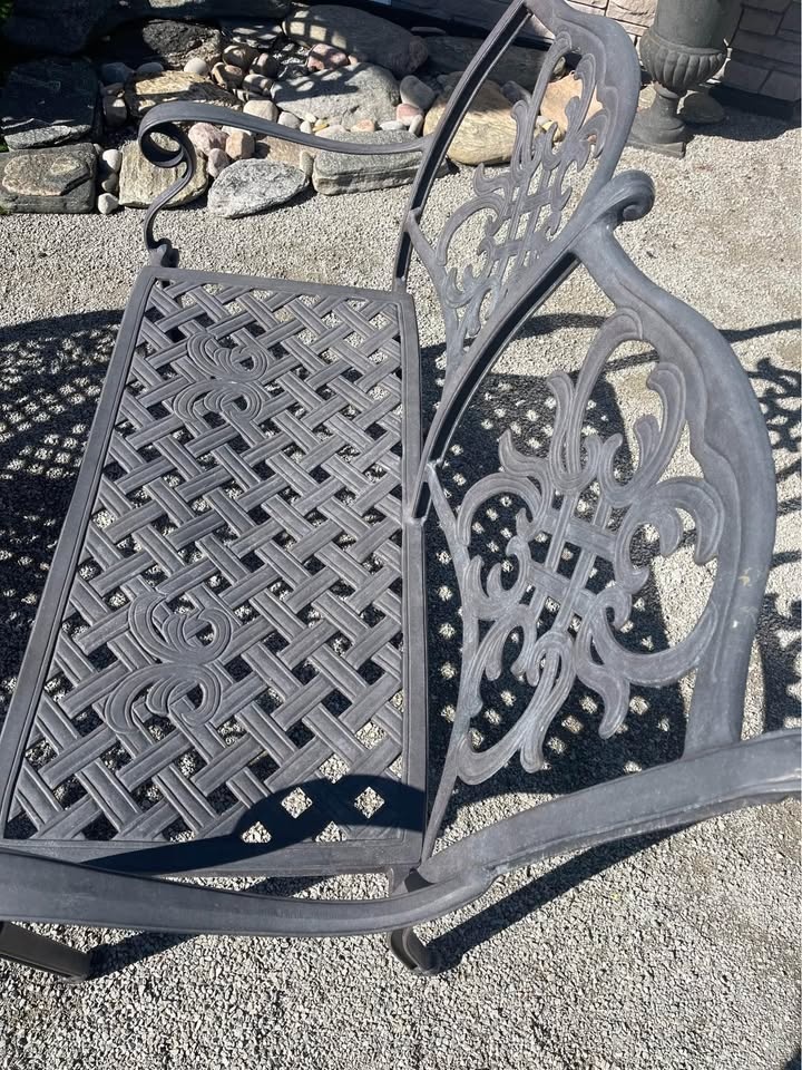 Wood Burning Fire-pit/BBQ Table With 2 Benches - photo 2