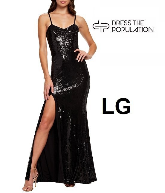 Fabulous Women's Dress The Population INGLRID Sequin Evening Dre