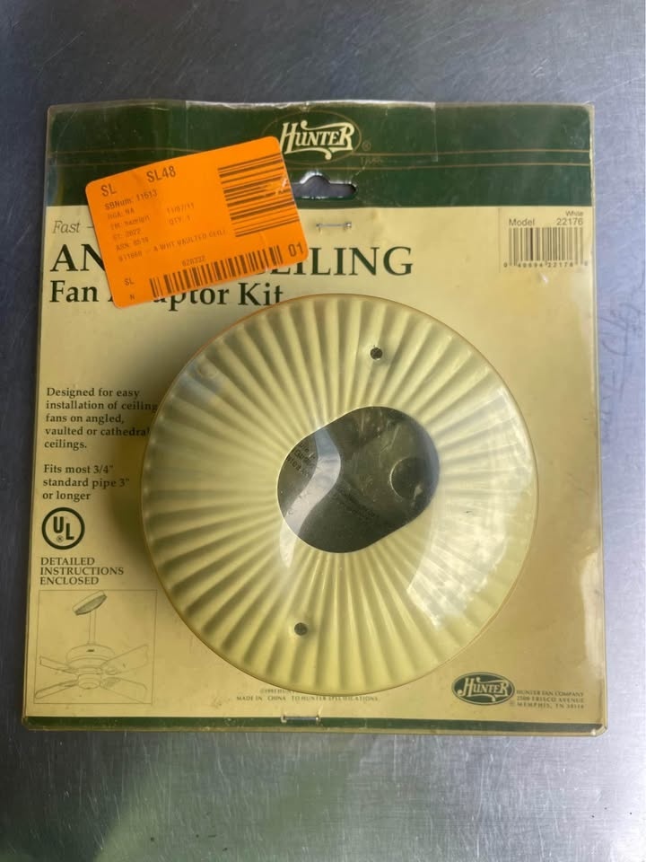 Hunter Fan Angled Ceiling Mount - White - photo 2