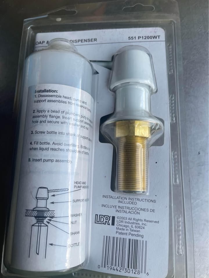 Solid Brass Soap Dispenser For Kitchen Sinks - photo 3