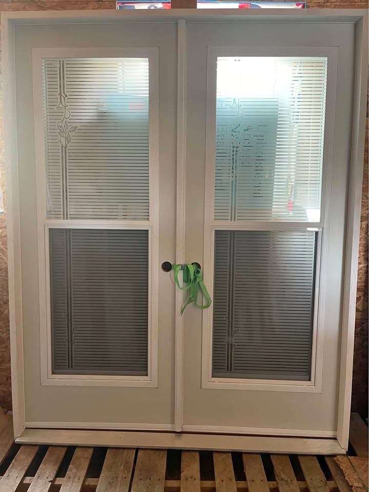 Custom Garden Doors With Sliding Glass Inserts - NEW