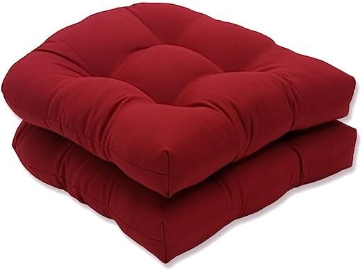 Pillow Perfect Forsyth Wicker Seat Cushion, Set of 2 - photo 3