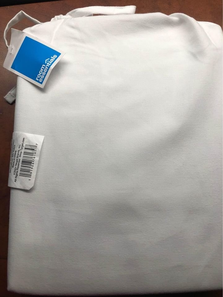 Full Size - Easy Care Flat Sheet White - Room Essentials - photo 2