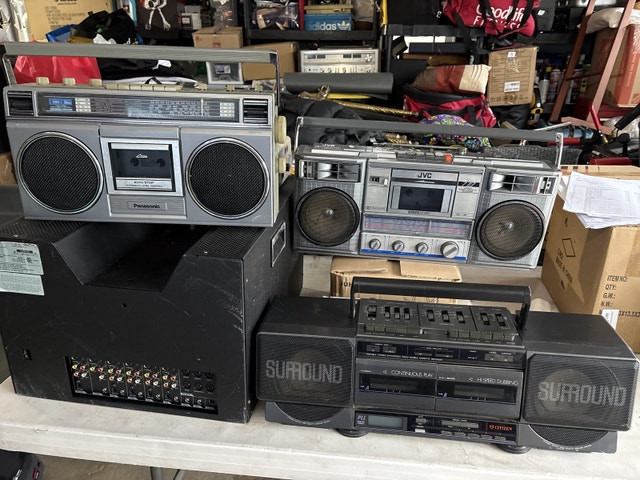 JVC Boombox RC-770C. panasonic RX-4951. Citizen JTR 1810G
