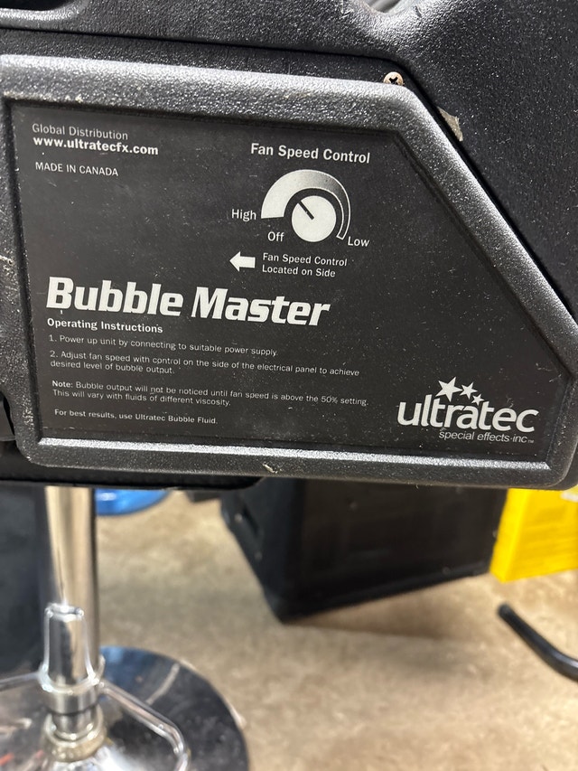 Ultratec Bubble Master industrial bubble machine - photo 5