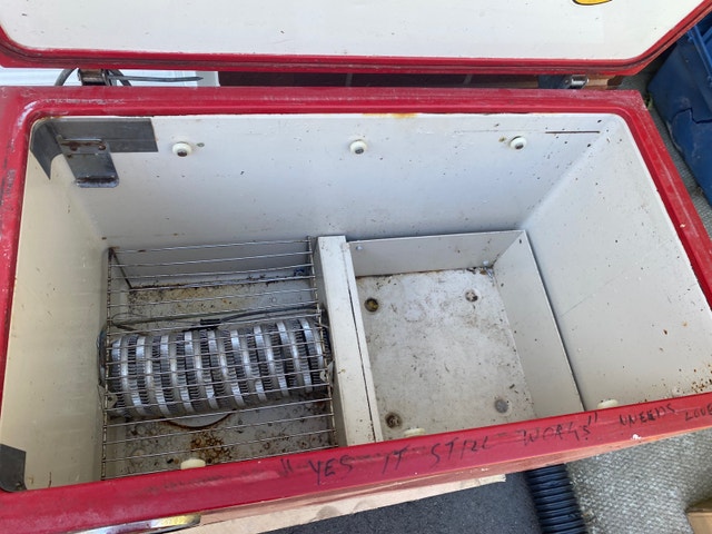 Vintage Coca-Cola cooler 36.5 w / 34 h - photo 4