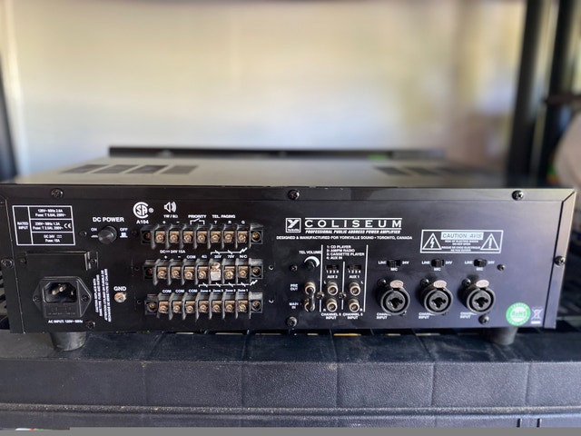 Yorkville Colosseum CA1 PA Power Amp - photo 2