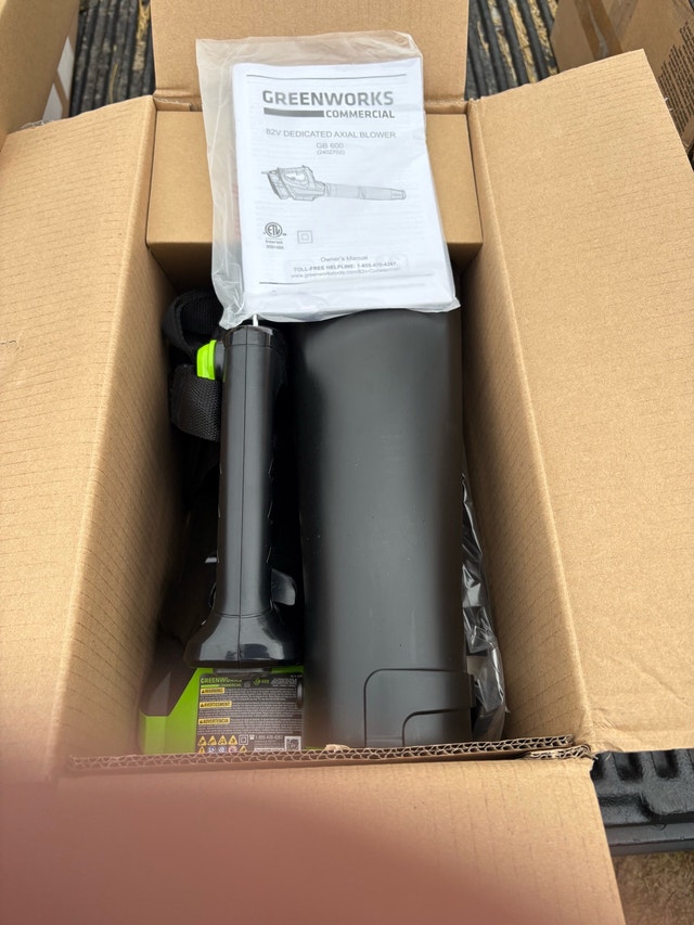 Greenworks 82V CB600 Axial Blower & harness (tool only)