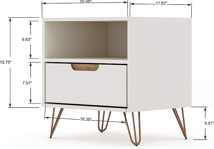 Manhattan Comfort Rockefeller 1.0 Nightstand - photo 2