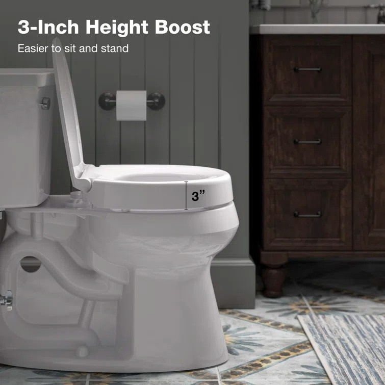 Kohler - Hyten Elevated Quiet-Close Round Toilet Seat - photo 5