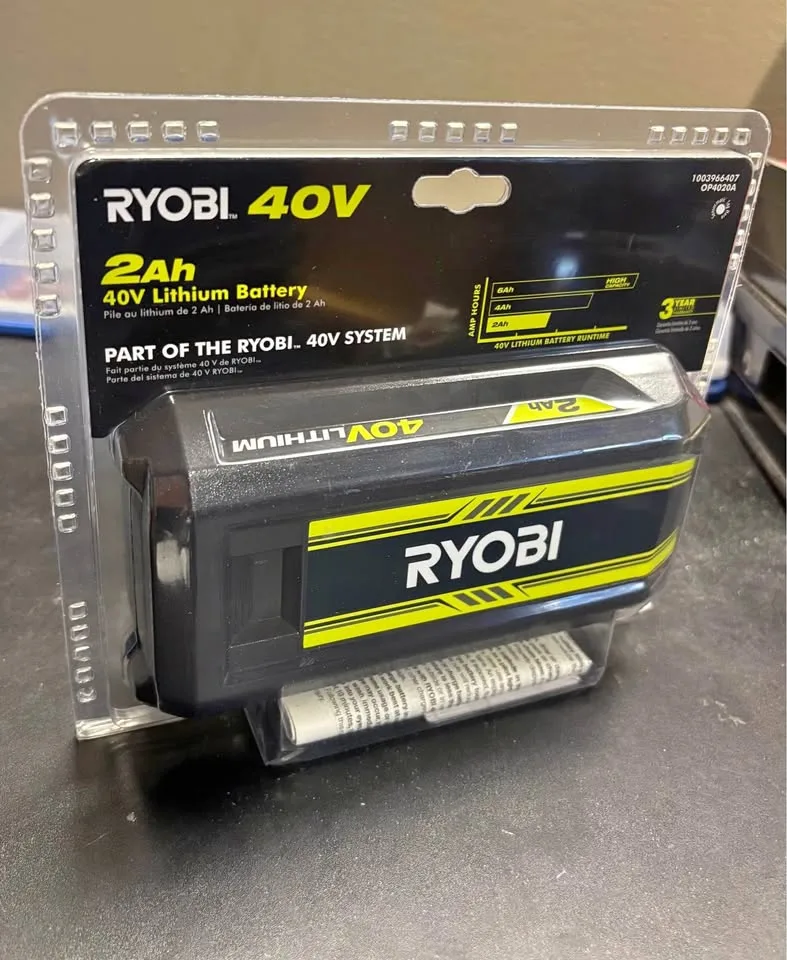 Ryobi 40 V two amp battery thumbnail