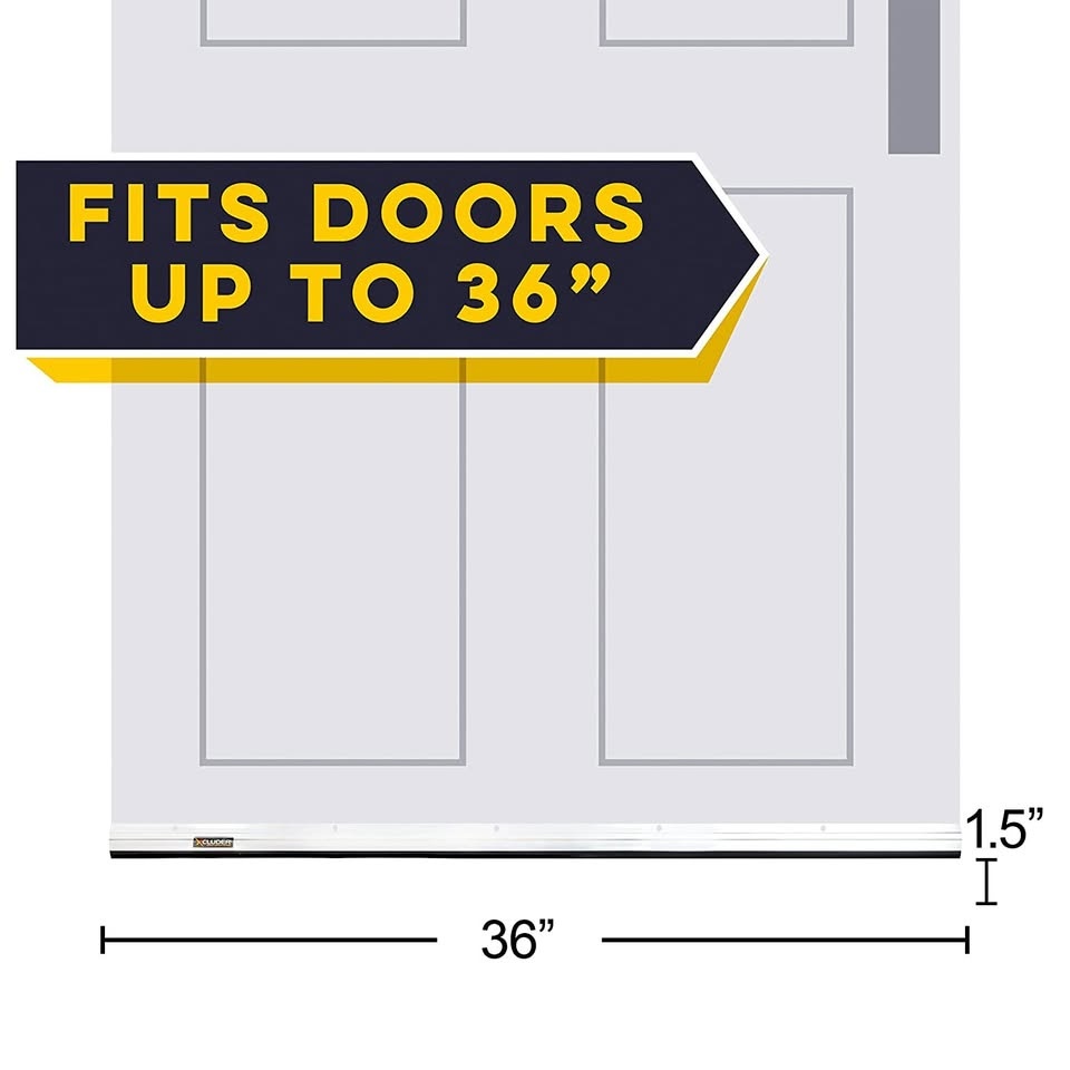 Xcluder 36" Door Sweep – Seals out Rodents & Pests - photo 3