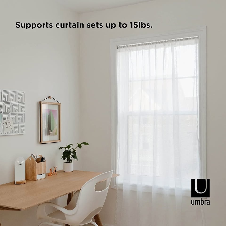 Umbra REM Chroma Tension Rod 54 to 90" Nickel