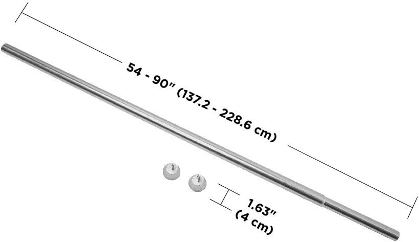 Umbra REM Chroma Tension Rod 54 to 90" Nickel - photo 3