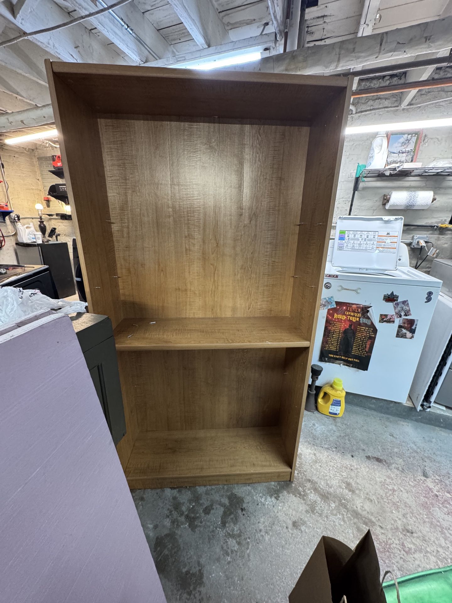 Tall Brown Bookcase