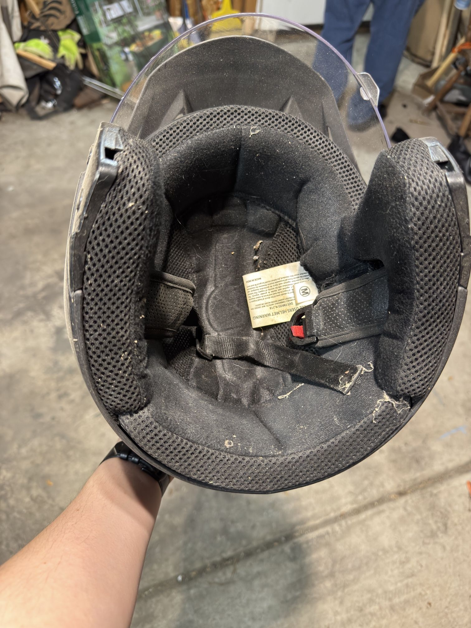MMG Black Motorcycle Helmet - photo 3