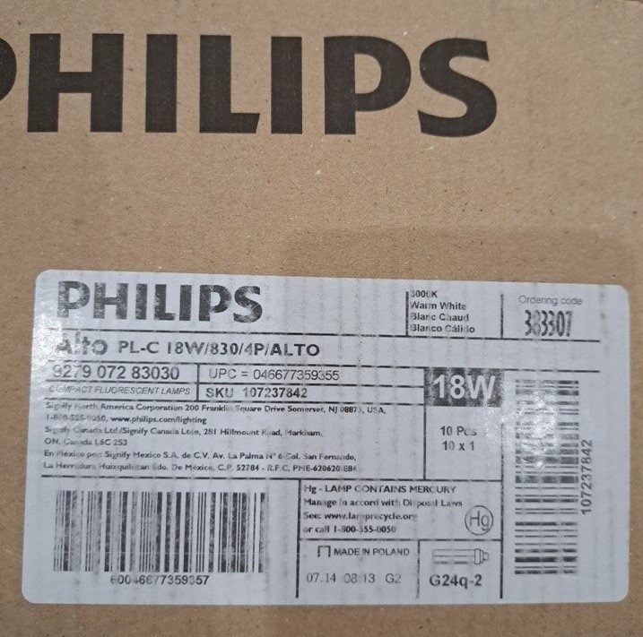 Philips PL-C18W/30/4P/ALTO Compact Fluorescent - photo 2