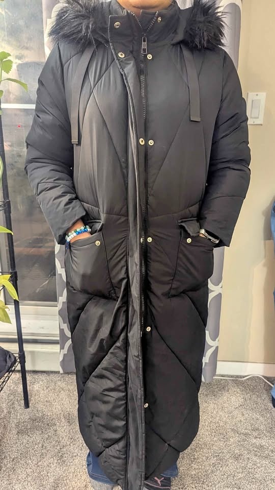 Long Winter Jacket Women - Small
