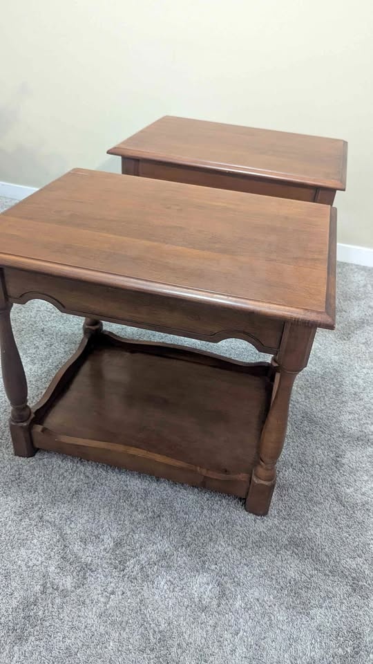 Solid wood Bed / Sofa Side