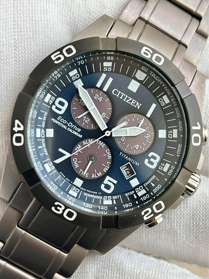 Citizen Eco-Drive Titanium Perpitual Calendar Men’s Watch - photo 2
