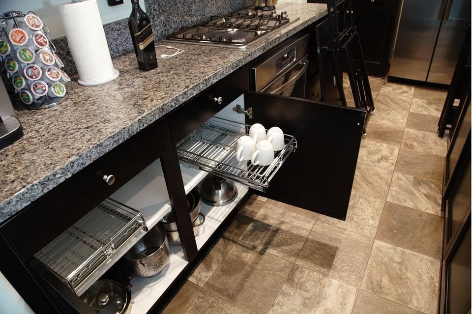 Origami Slide Kitchen Adjustable Cabinet Organizer - photo 3