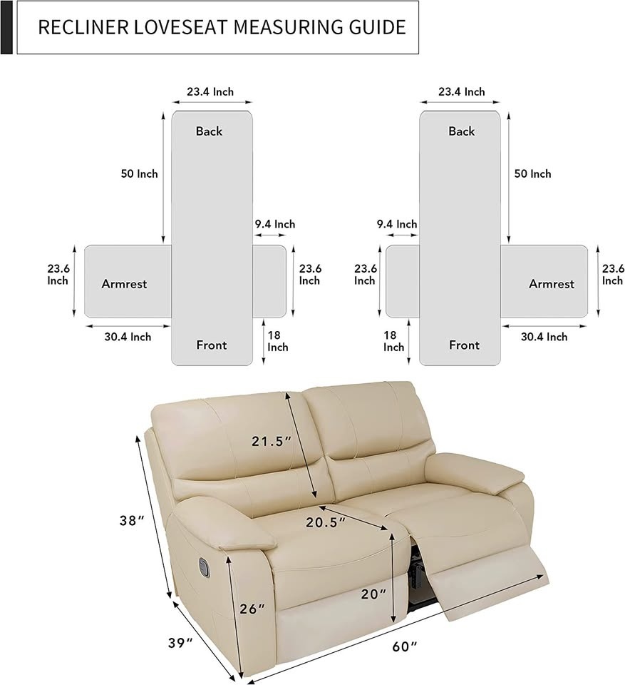 Easy-Going Recliner Loveseat Cover - photo 2