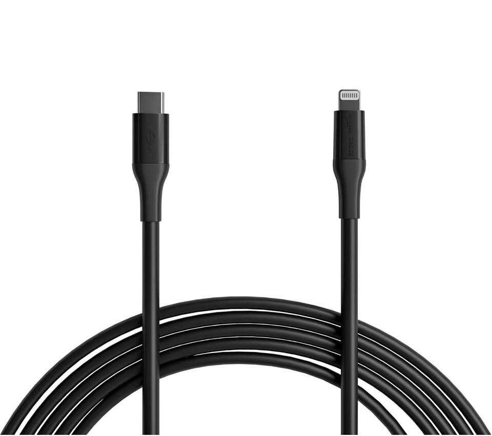 Amazon Basics USB-2.0 Type C to Lightning Cable 10 ft, Black