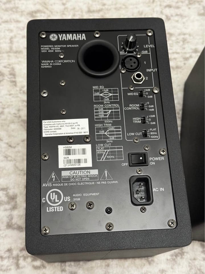 YAMAHA HS50M Pair - photo 5