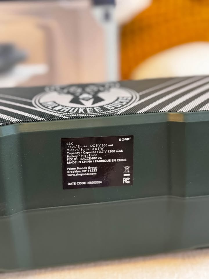 SOAR NBA Wireless Boombox Speaker, Milwaukee Bucks - photo 5