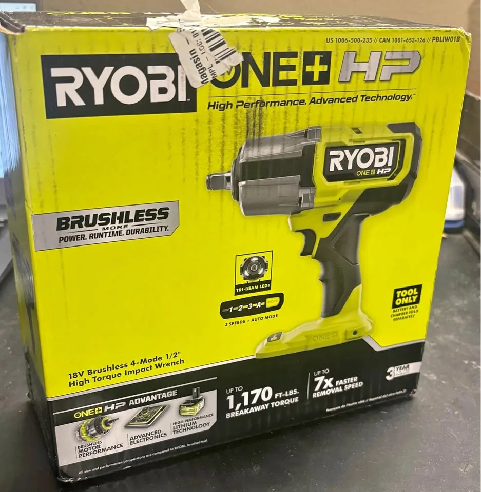 RYOBI 1/2inch impact wrench