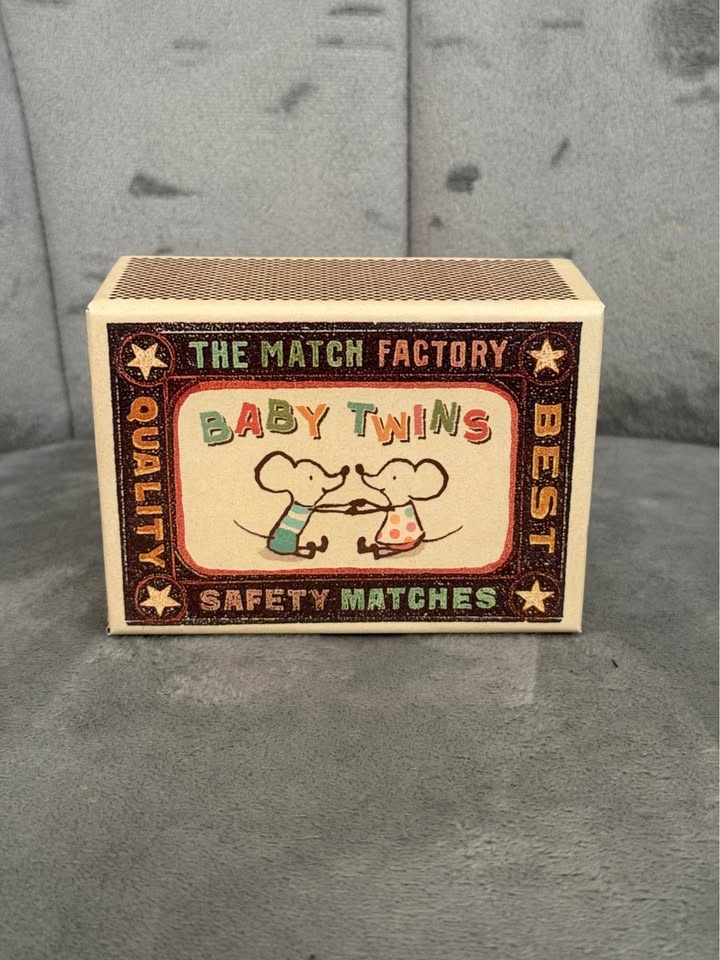 MAILEG TWINS, BABY MICE IN MATCHBOX - photo 4