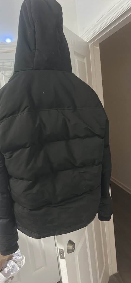 Black Superdry Puffer Jacket Size Medium - photo 2
