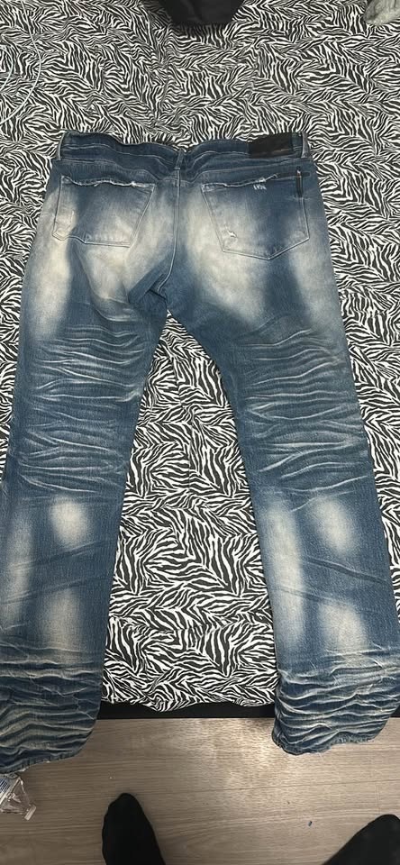Rta Stacked Jean Size 40 Fit like a 38 - photo 3